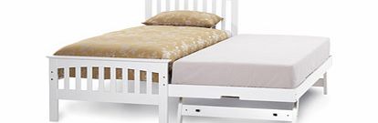 Serene Amelia White 3FT Single Wooden Guest Bed