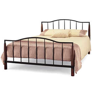 Serene Cosmo 4FT 6` Double Metal Bedstead -