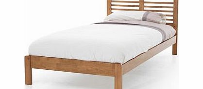 Esther Oak 3FT Single Wooden Bedstead