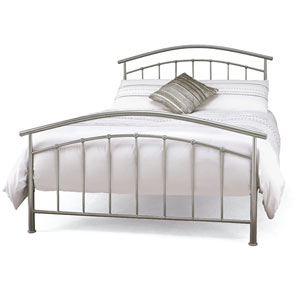 Serene Neptune 4FT Small Double Metal Bedstead