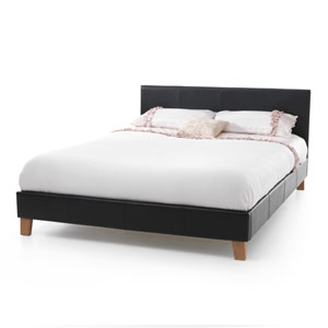 Serene Furnishing Serene Tivoli 5FT Kingsize Faux Leather Bedstead