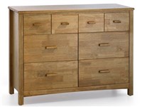 Eleanor 8 Drawer Chest (Honey