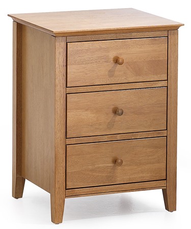 Grace 3 Drawer Bedside Table