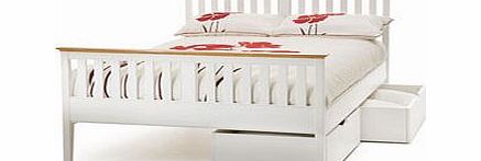 Serene Grace 5FT Kingsize Wooden Bedstead - Opal