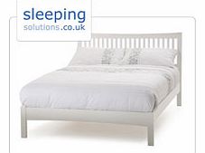 Serene King Size Mya Opal White Bedstead