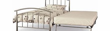 Serene Neptune 2FT 6 Small Single Metal Guest Bed