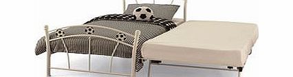 Serene Soccer 2FT 6 Small Single Metal Guest Bed