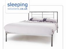 Serene Super King Size Zeus Black Nickel Bedstead