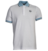 Lincoln White Pique Polo Shirt