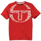 Mens Delta T-Shirt Red/White