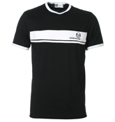 Top Flight Black and White T-Shirt