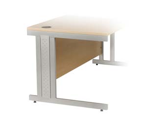 SEVEN colours cable riser for cantilever desks