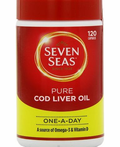 Seven Seas One A Day Pure Cod Liver Oil 120 capsules