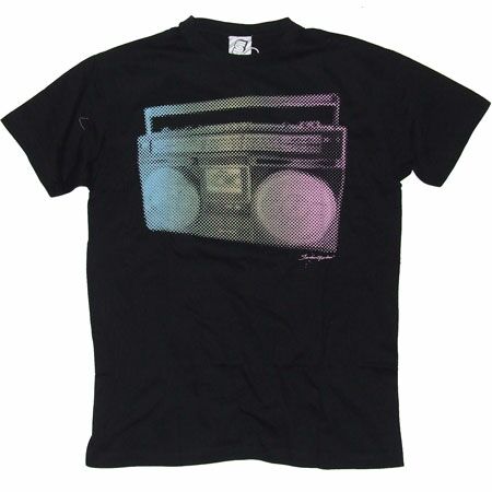 Ghetto Blaster Black T-Shirt