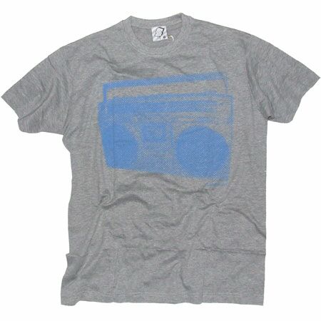 Ghetto Blaster Grey Marl T-Shirt