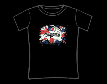 Pin Flag Skinny T-Shirt