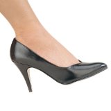 4 Inch Fetish Style Court Shoes/Pumps white shiney 13
