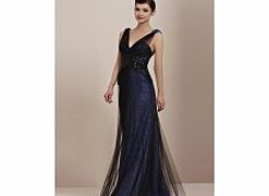 Sexy V-neck Sleeveless Sequins Evening Dresses