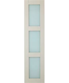 Shaker Glass Wardrobe Door - Ivory