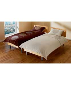 shanghai Embroidered Kingsize Duvet Set - Chocolate