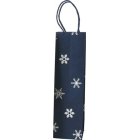 Shared Earth Gift Wrap Snowflake Bag Bottle - Blue