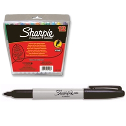 ie Permanent Marker Fine Tip Black Ref