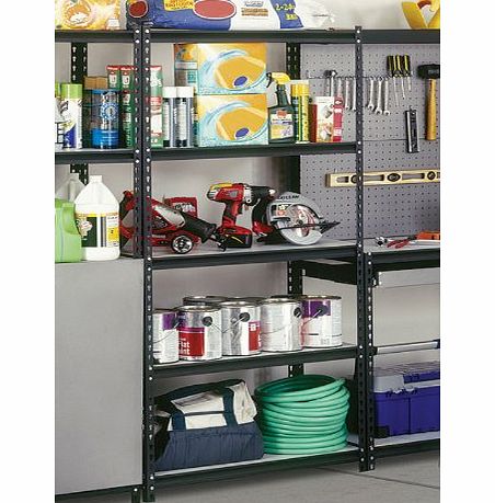 5 TIER 92CM HEAVY DUTY WAREHOUSE GARAGE RACKING SHELVING STORAGE SYSTEM