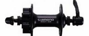M475 disc front hub 6-bolt black 36 hole