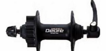 M525 Deore disc front hub#44; black 32