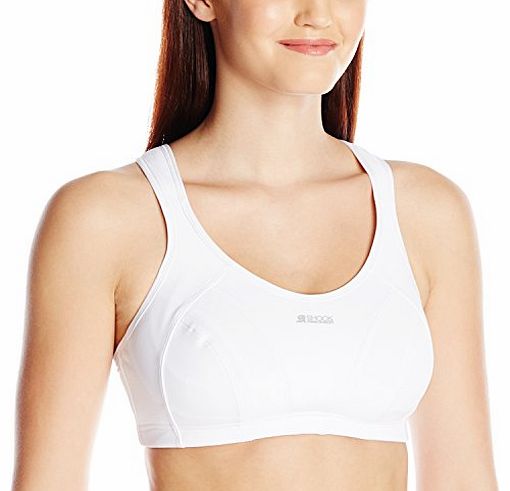 B4490 Womens Max Sports Bra Top - White 30C