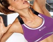  ULTIMATE DRY ADVANTAGE SPORTS BRA S4663 - PURPLE/BLACK (36B)