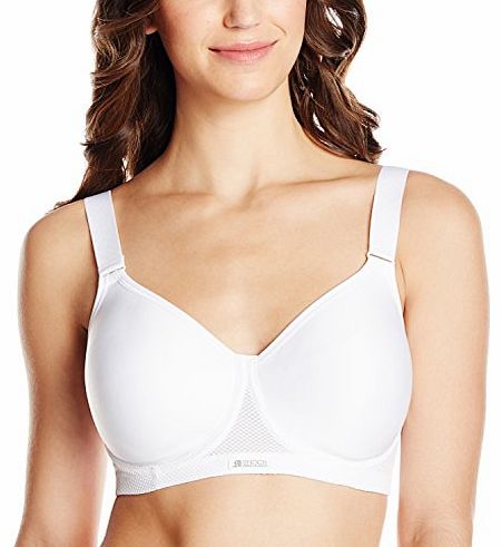 Womens Active Flexi Wire Bra - White, 36E