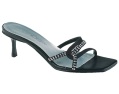 SHOE CO dashing diamante trim mule
