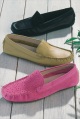 SHOE CO marshmallow leather loafer