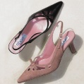 SHOE CO snazzy sling back