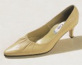 SHOE CO squirl ruched upper court shoe