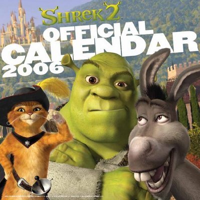 Shrek 2 Calendar