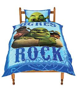 Shrek Single Duvet Cover Set - Blue