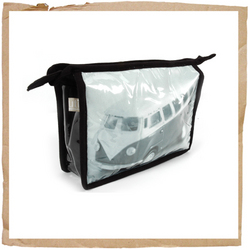 Camper Van Wash Bag Black