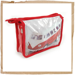 Camper Van Wash Bag Red