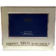 18th Birthday Photo Frame (Silver)