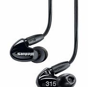 SE315 Sound Isolation Earphones Black -