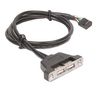 SHUTTLE USB 2.0 PC9B Black Extension Kit