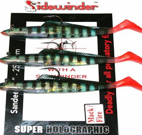 Sidewinder Sandeels Mackerel Fire Fishing Lures, Size - 6 Inch