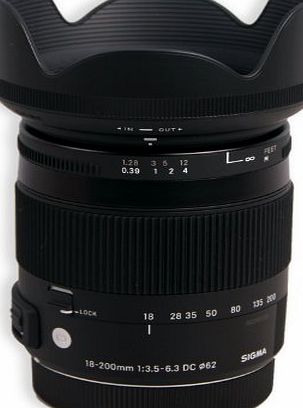 Sigma 18-200mm F/3.5-6.3 DC OS HSM Lens for Nikon