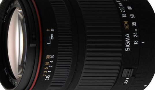 Sigma 18-200mm f3.5-5.6 DC For Nikon Digital SLR Cameras With APS-C Size Sensors