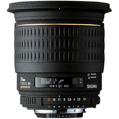 Sigma 20mm f1.8 EX DG Lens - Nikon Fit