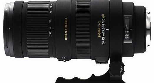 AF 120-400mm f/4.5-5.6 APO DG OS HSM Optically Stabilised lens for Sony/Minolta DSLR