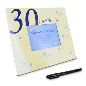 Happy 30th Birthday Photo Frame