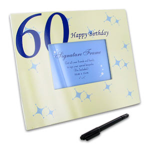 Happy 60th Birthday Photo Frame